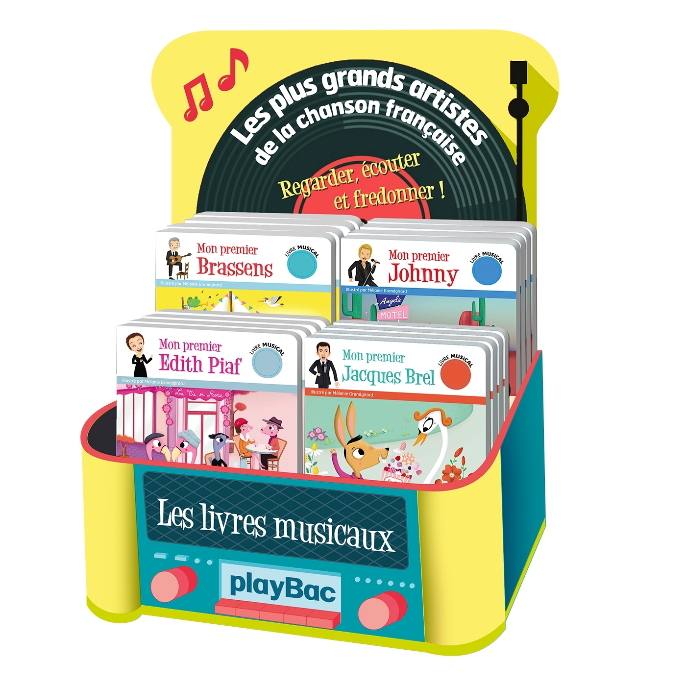 PLV comptoir 26 ex. - Livres sonores - Février 2020