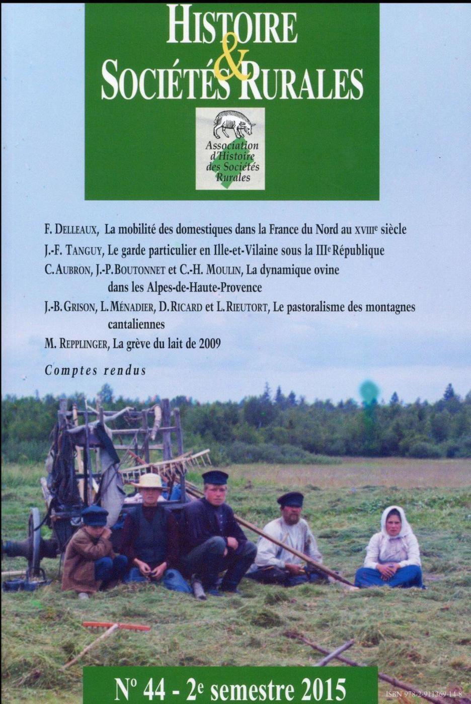 Histoire ET SOCIETES RURALES 44