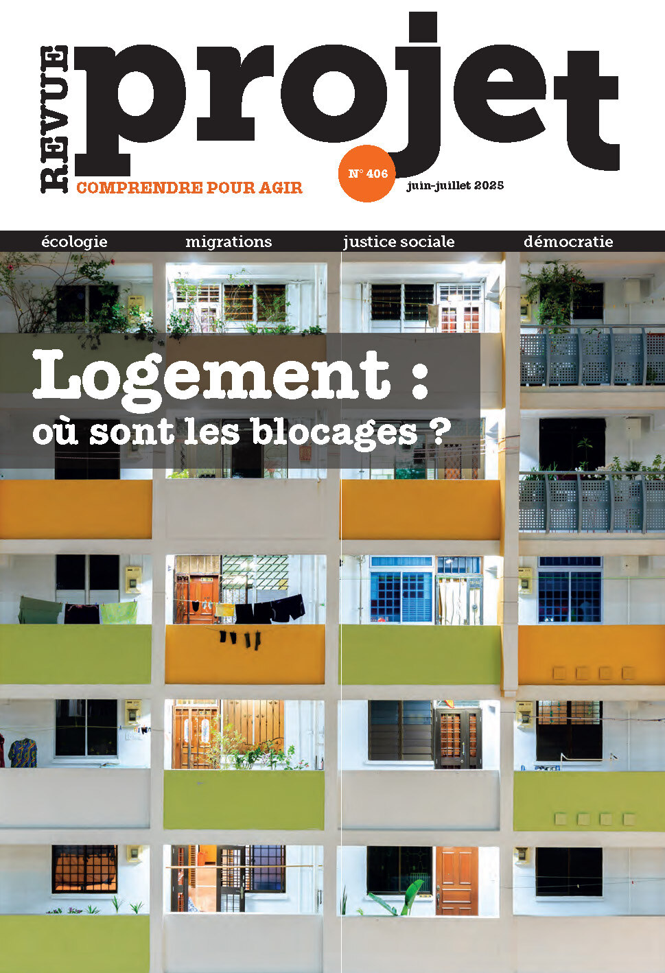 Revue Projet N°406 : Logement : où sont les blocages ? - Juin - Juillet 2025