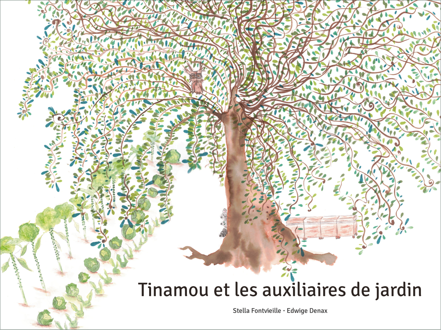 Tinamou et les auxiliaires de jardin