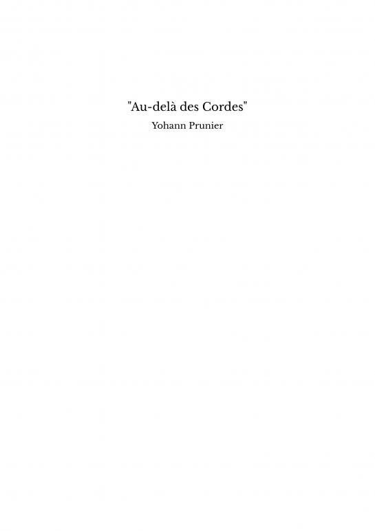 "Au-delà des Cordes"