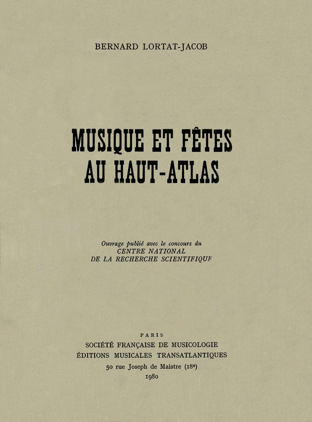 Musique et fêtes au Haut-Atlas
