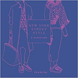 New York Street Style A coloring Book /anglais
