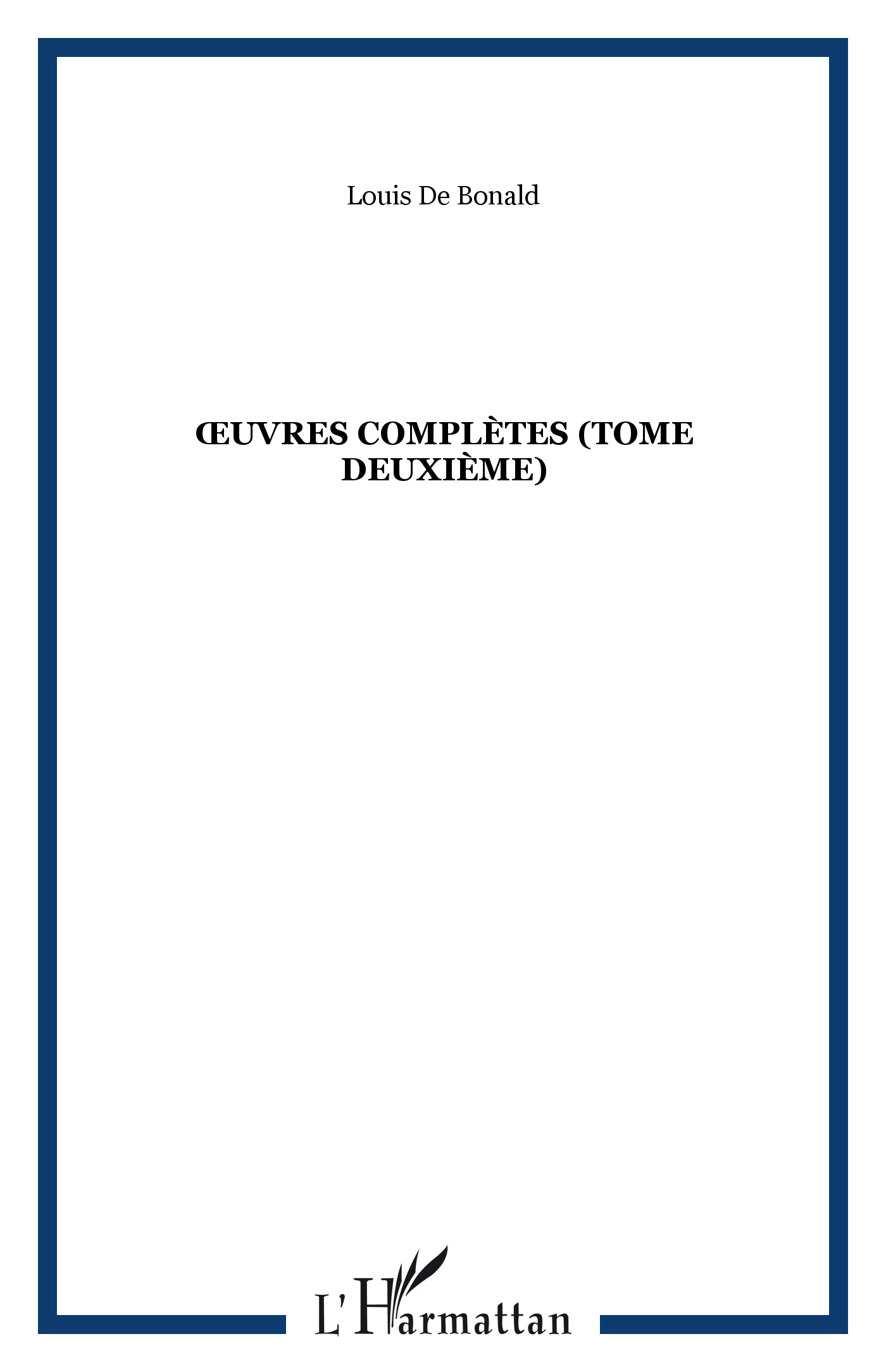 uvres complètes (Tome deuxième)