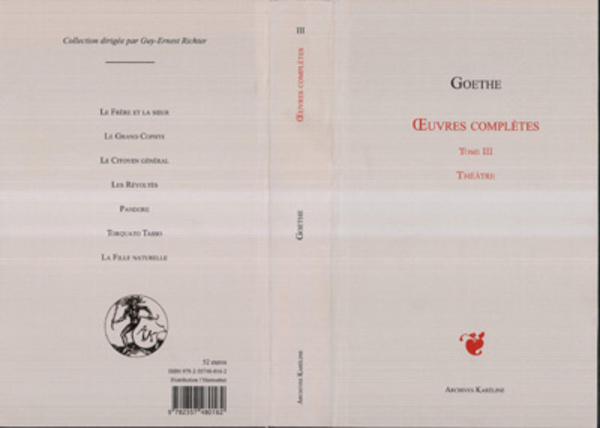 OEuvres complètes Tome III