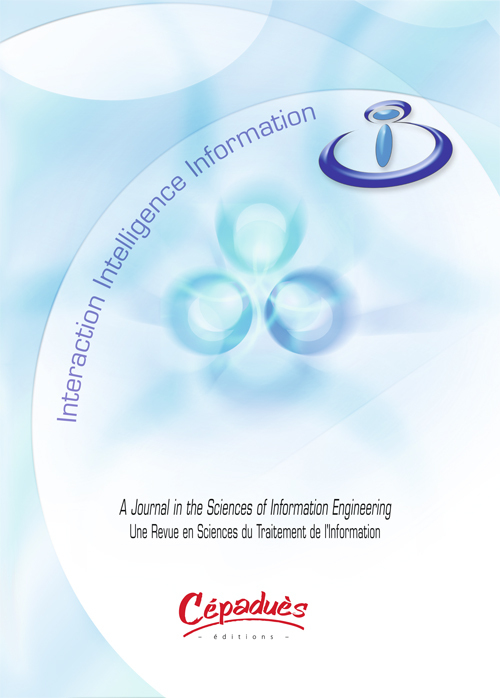 I3 INFORMATION INTERACTION INTELLIGENCE/UNE REVUE EN SCIENCES DU TRAITMENT DE L'INFORMATION