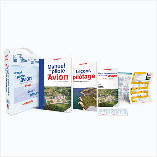 DUO PPL (mallette incluant le "Manuel du Pilote d'Avion"  + "Leçons de pilotage")