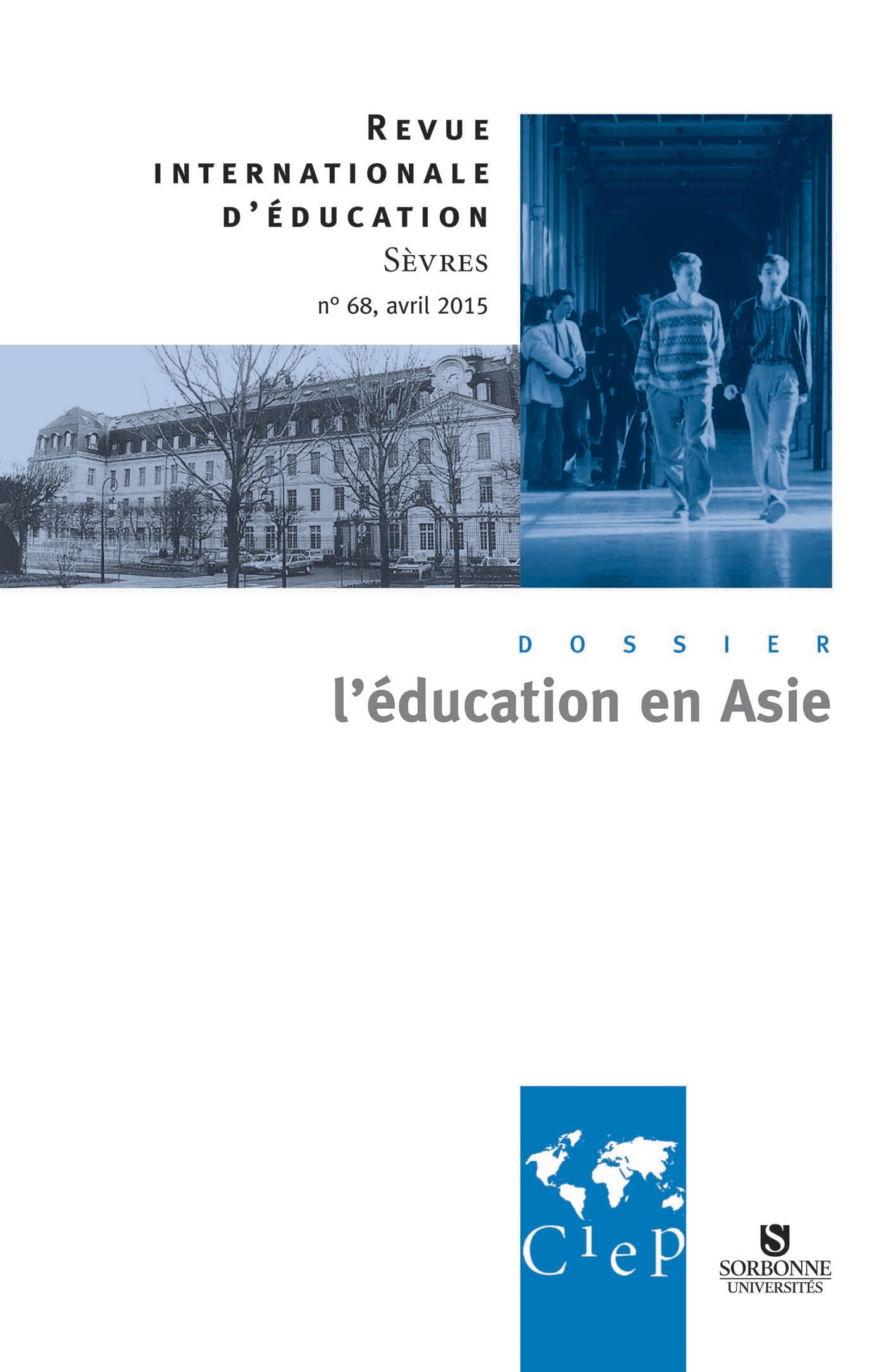 L'éducation en Asie - Revue internationales d'éducation Sèvres 68