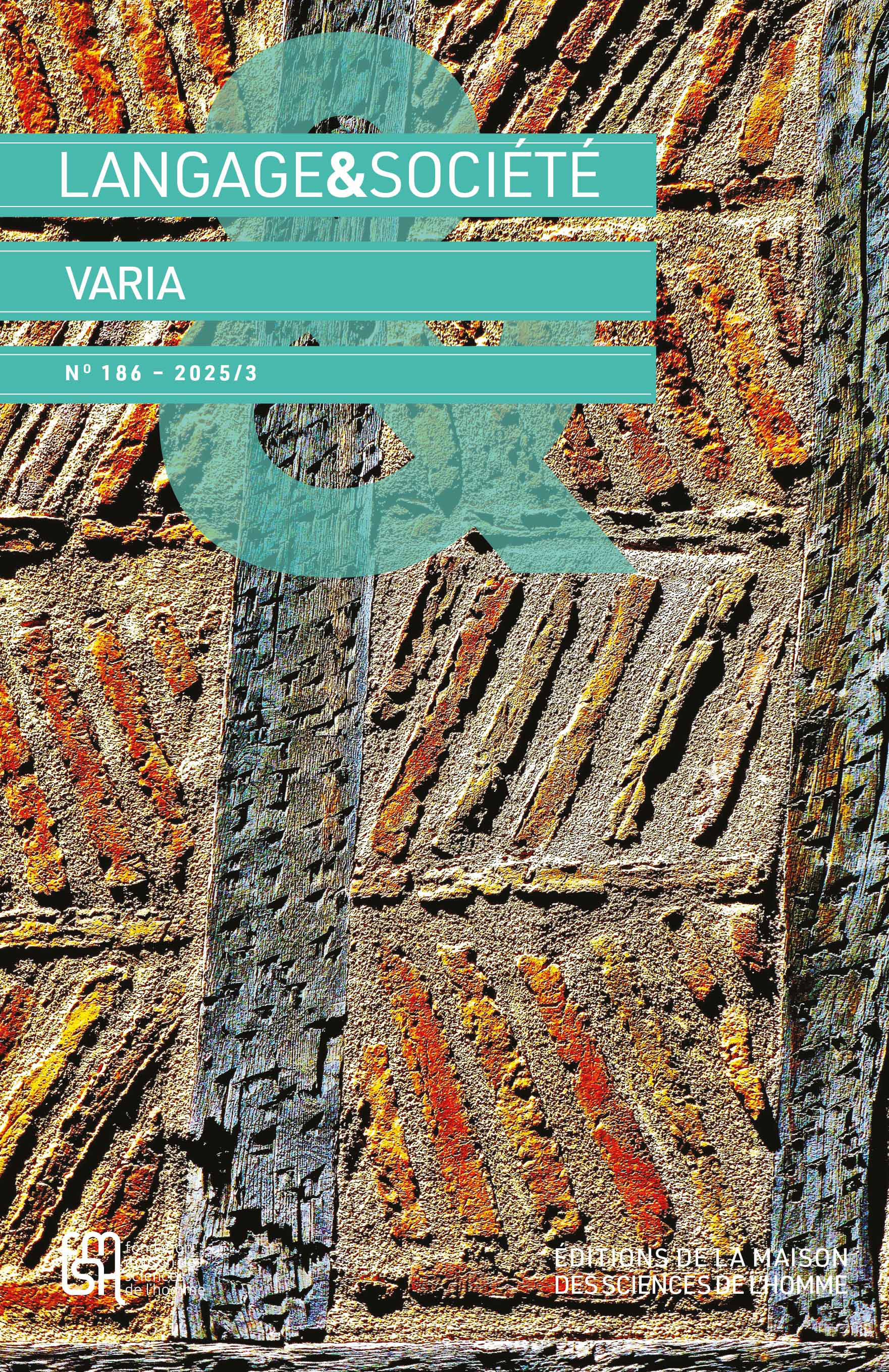 LANGAGE ET SOCIETE N 186/2025 3. VARIA