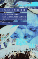 LANGAGE ET SOCIETE, N  164/2-2018. LA REPARATION D'IMAGE DANS LE DISC