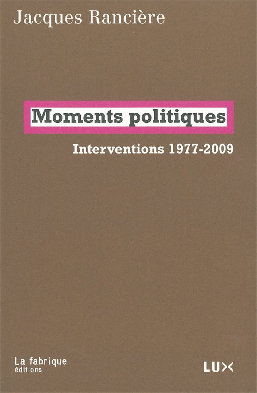 Moments politiques