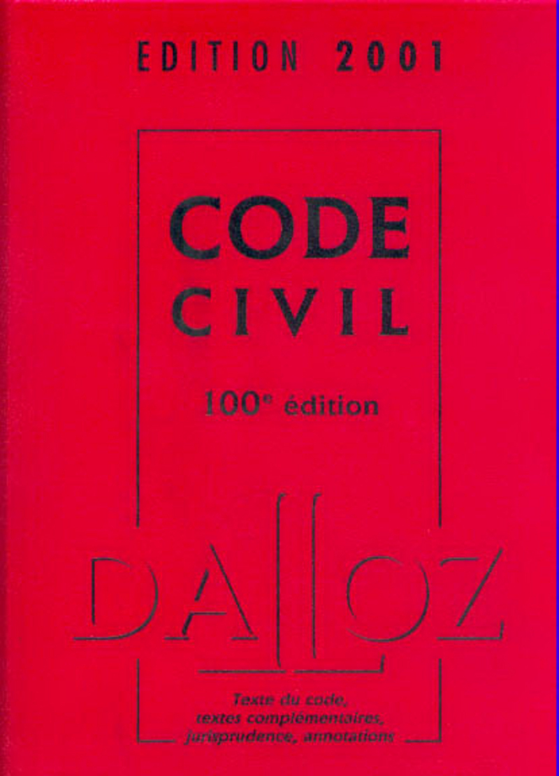 CODE CIVIL 2001