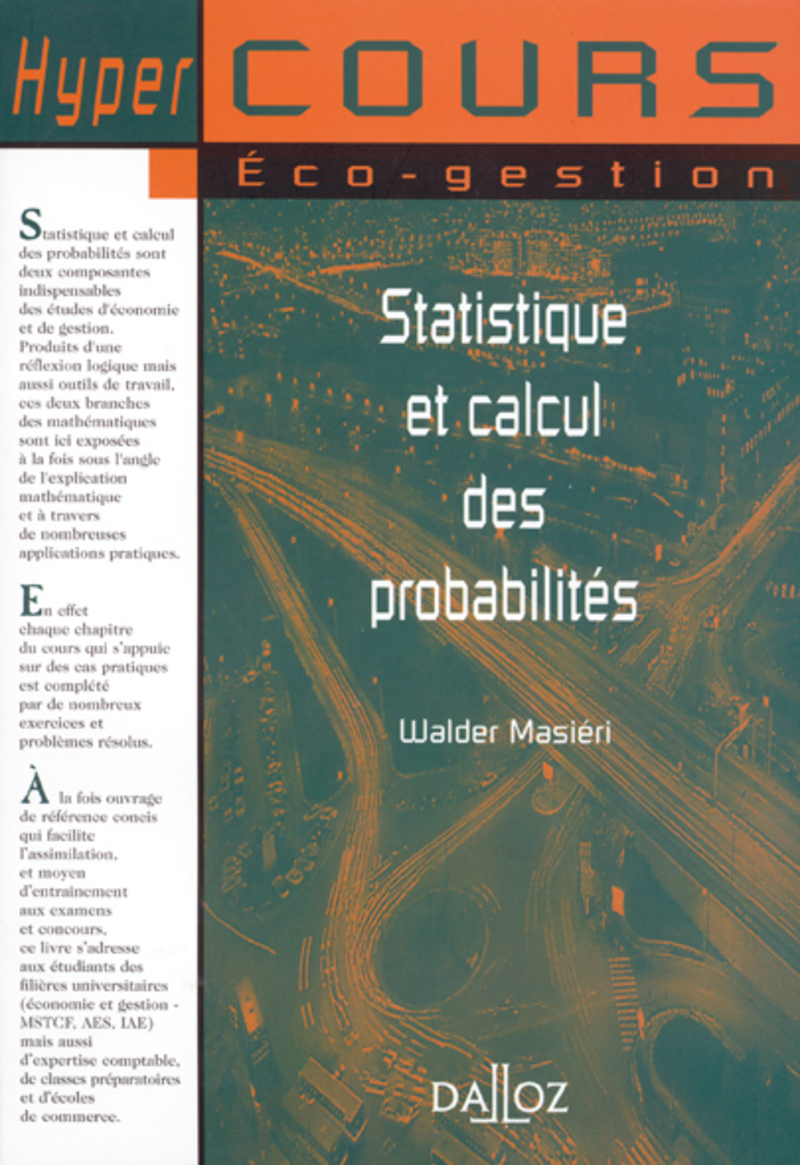 Statistique et calcul des probabilités