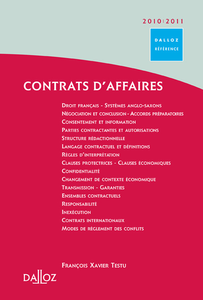 Contrats d'affaires 2010/2011