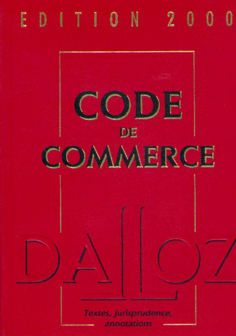 CODE DE COMMERCE 2000