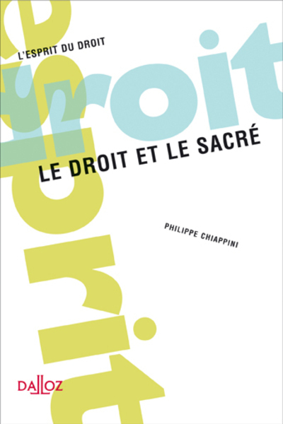 Le droit et le sacré