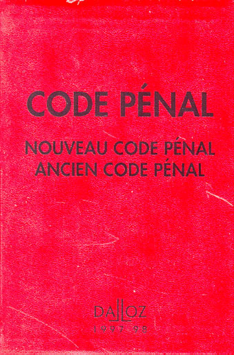 CODE PENAL 1997-1998