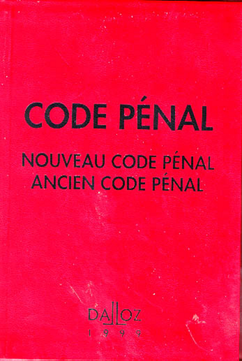 CODE PENAL 1999 96EME EDITION