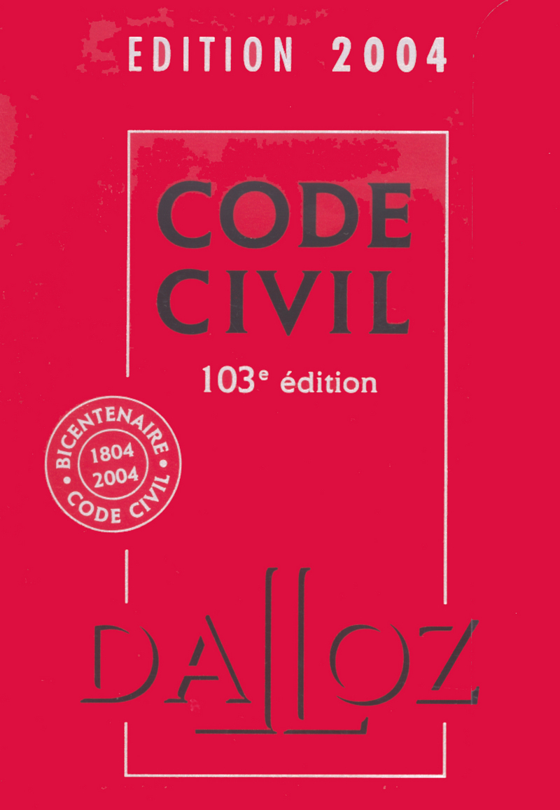 CODE DALLOZ ETUDES DROIT CIVIL 2004. INTRODUCTION AU DROIT PERSONNES FAMILLE BIENS 2E ED
