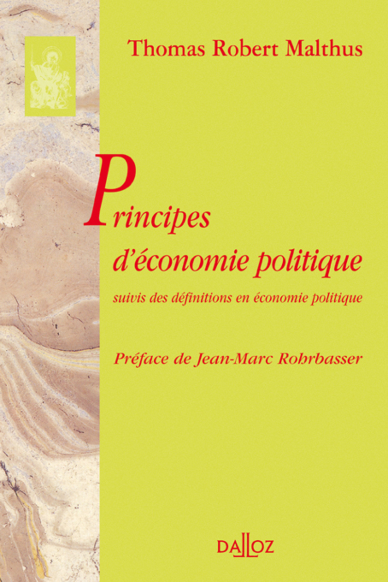 Principes d'économie politique. Suivis des définitions en économie politique - Réimpression de l'édition de 1846