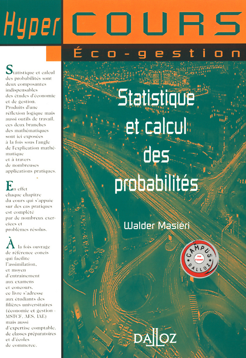 Statistiques et calcul des probabilités - Cours et TP - 1re ed Collection Cours Programme +