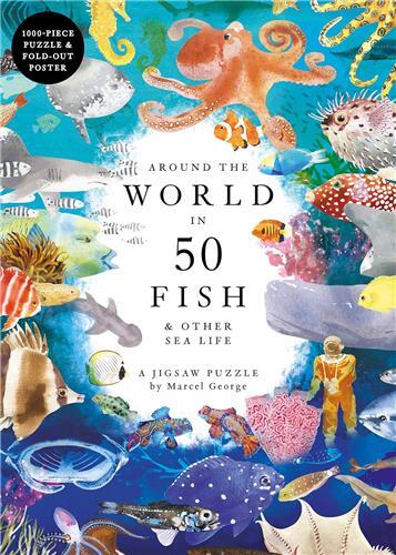 Around the World in 50 Fish A Jigsaw Puzzle /anglais