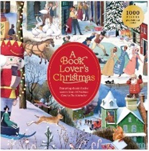 A Book Lover's Christmas : A 1000 piece Jigsaw Puzzle /anglais