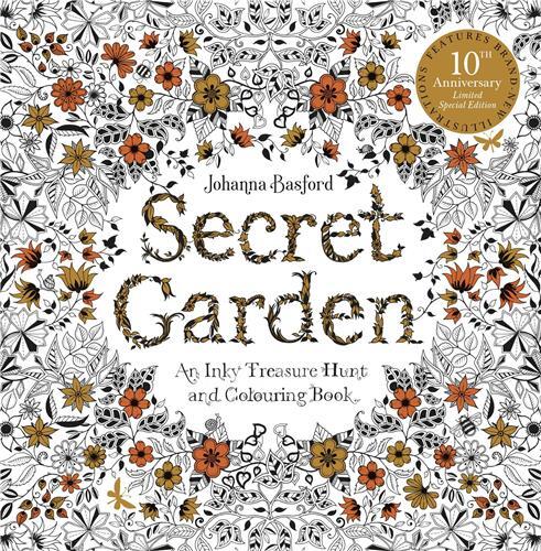 Secret Garden An Inky Treasure Hunt and Colouring Book /anglais