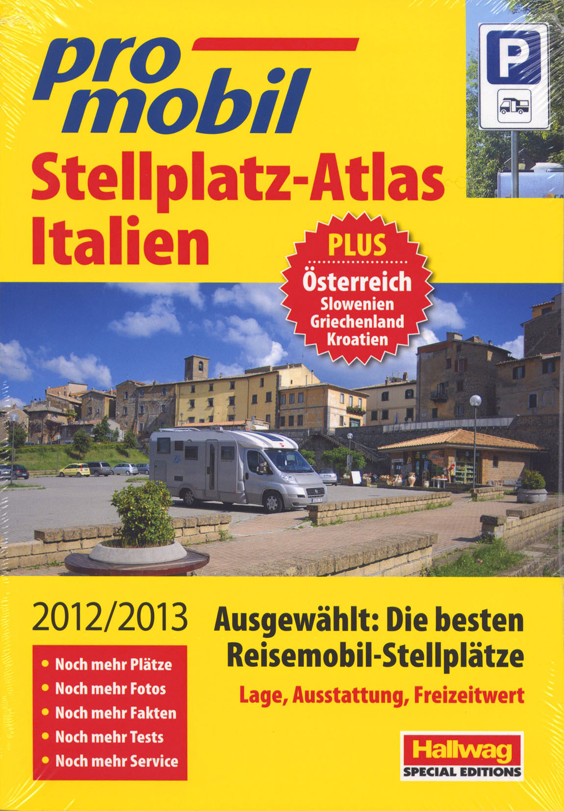 STELLPLATZ-ATLAS ITALIEN GUIDE + CARTE