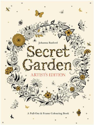 Secret Garden Artist's Edition: A Pull-Out and Frame Colouring Book /anglais