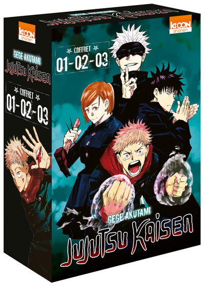Coffret Jujutsu Kaisen vol. 1 à 3