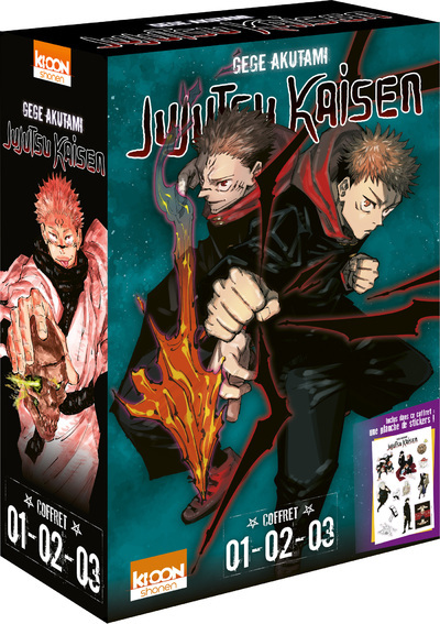 Coffret Jujutsu Kaisen vol. 1 à 3