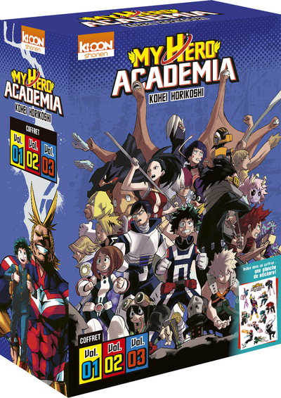Coffret My Hero Academia vol. 1 à 3