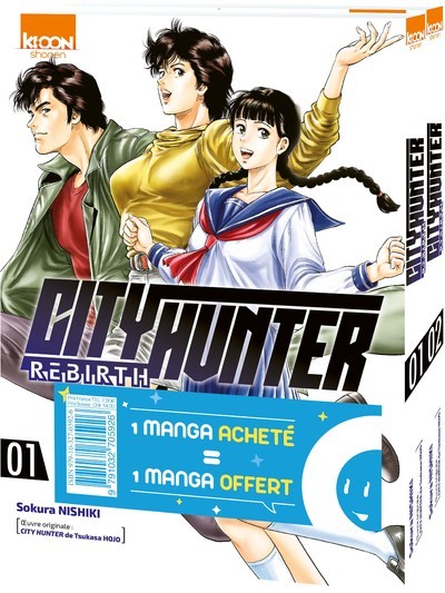 Pack offre découverte City Hunter Rebirth T01 & T02