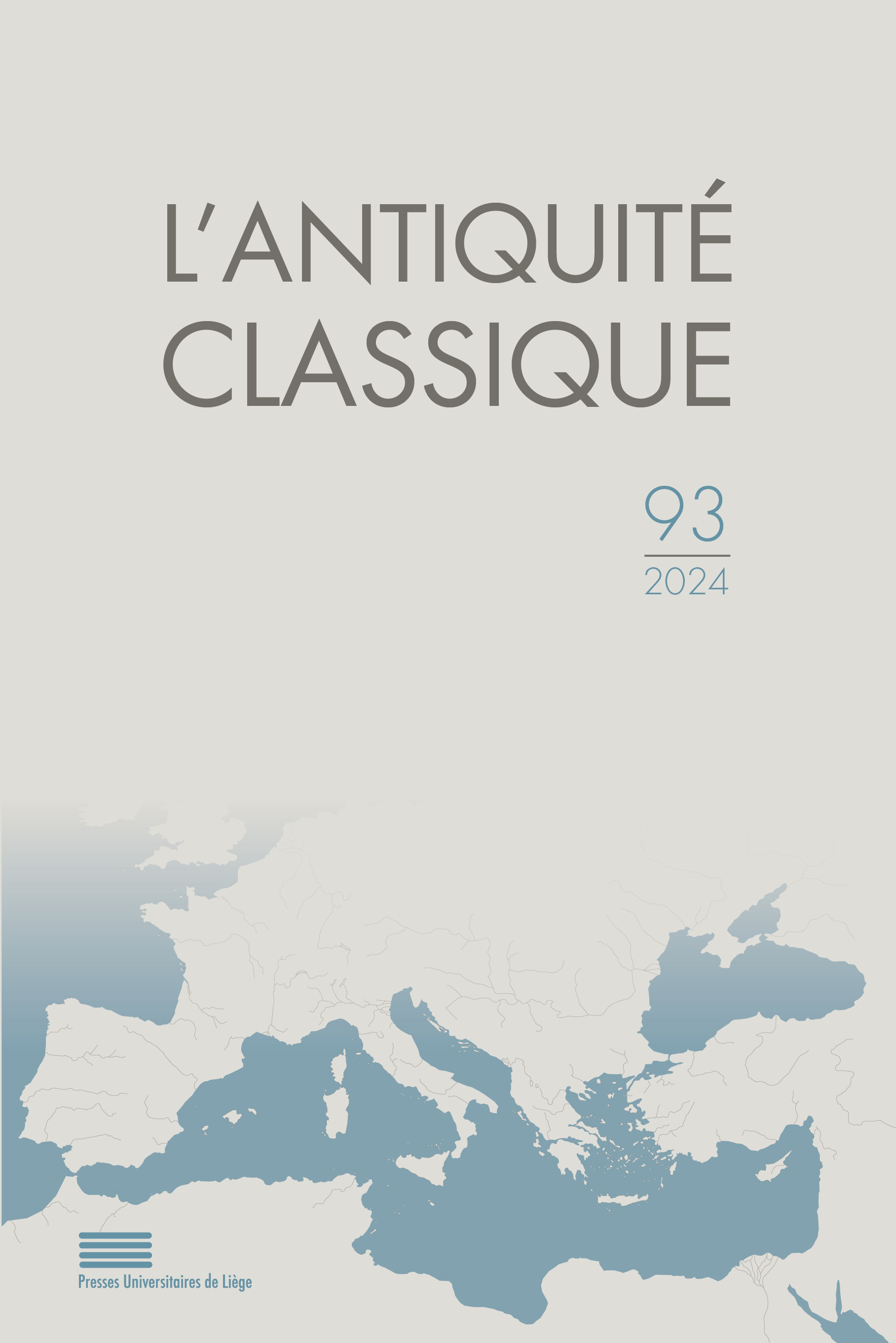 L'ANTIQUITE CLASSIQUE 93/2024