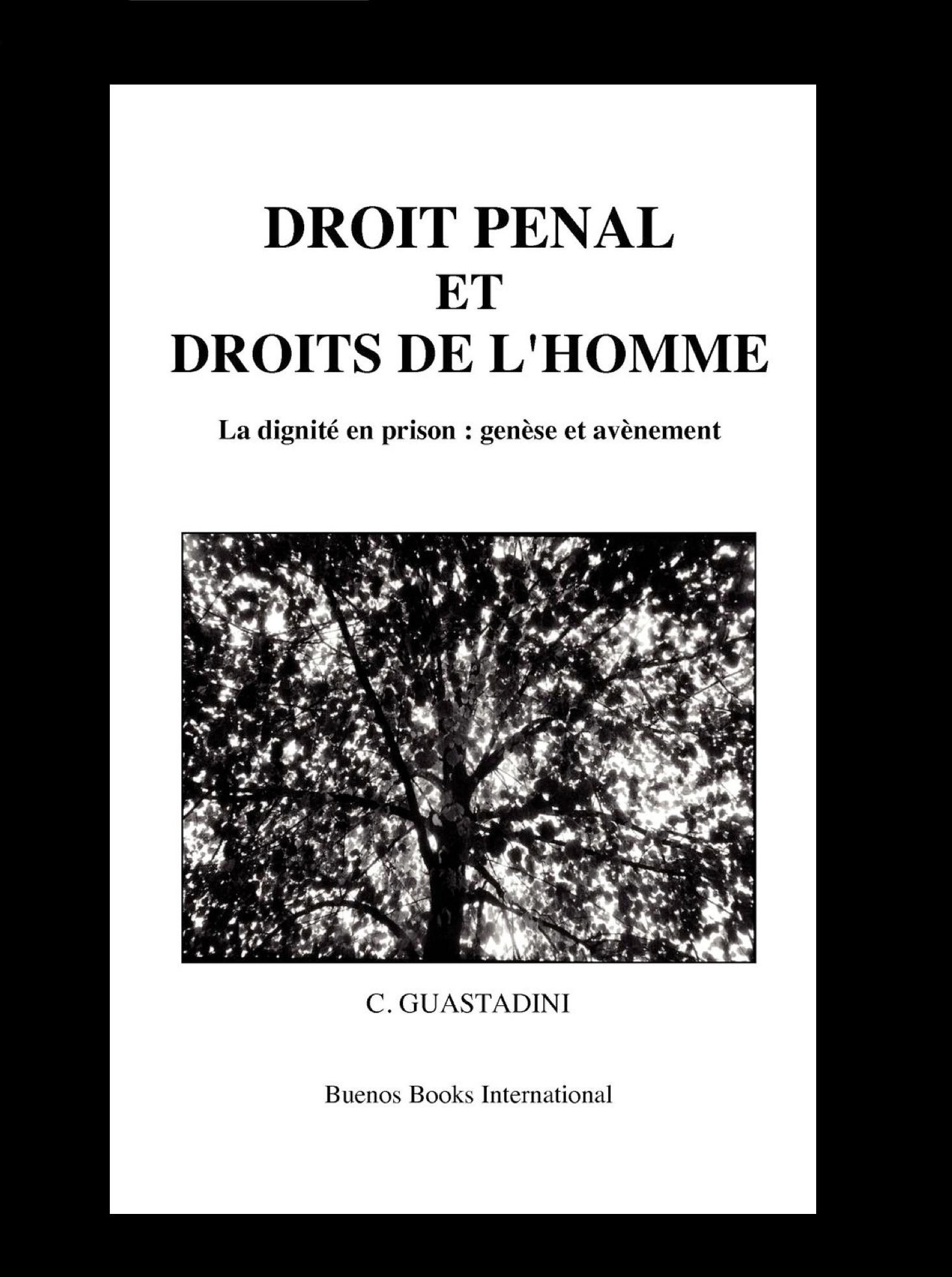 DROIT PENAL ET DROITS DE L'HOMME, La dignite en prison : genese et avenement