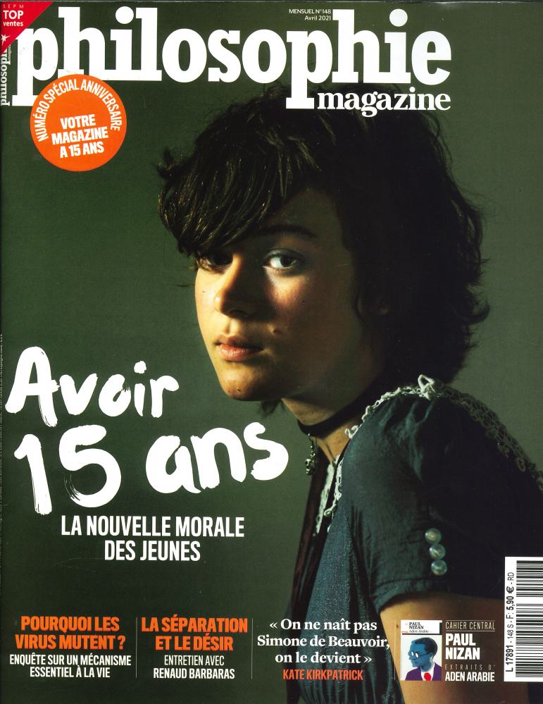 Philosophie magazine n°148 - La nouvelle morale des jeunes - Avril 2021