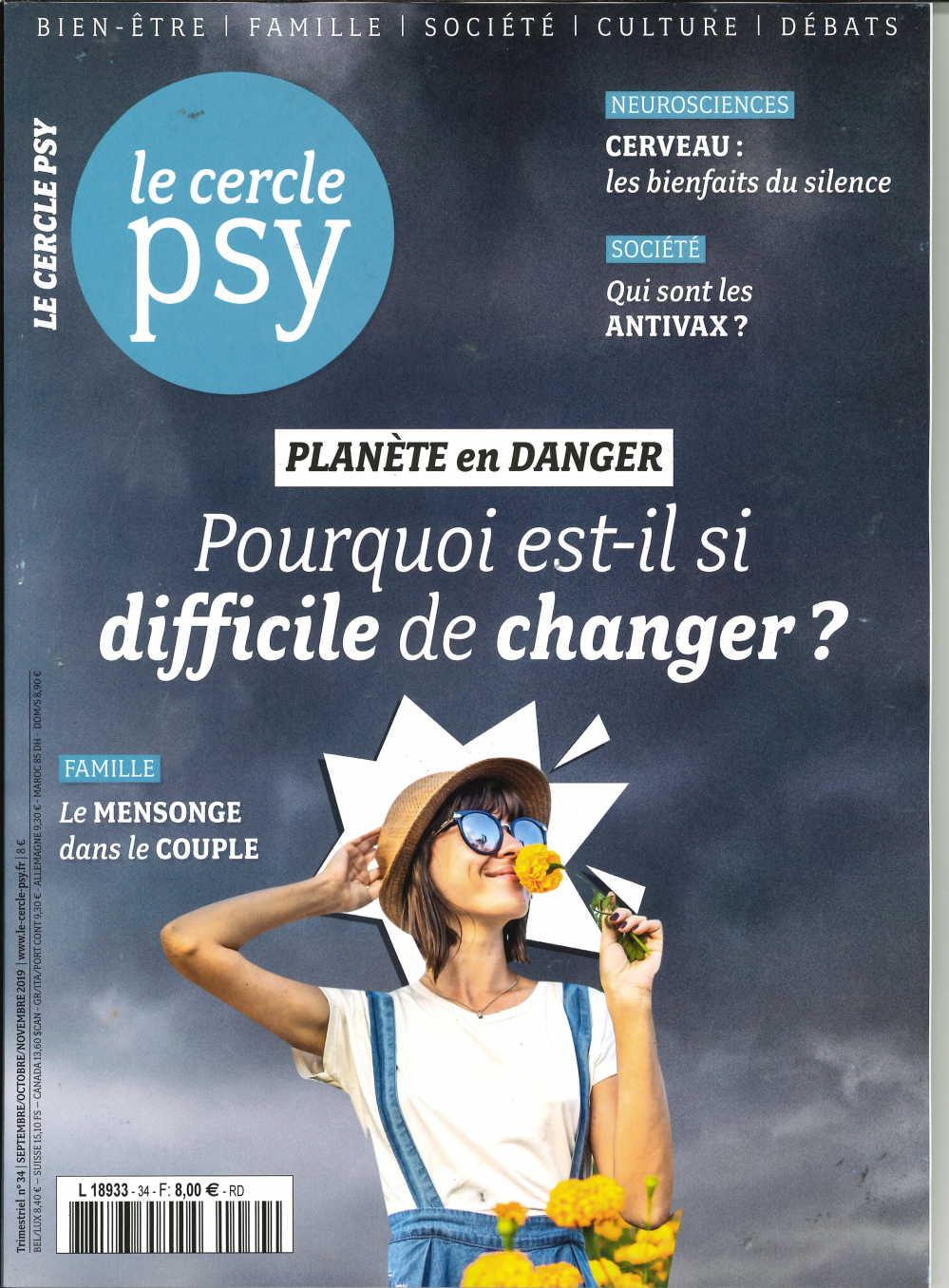 Le Cercle Psy N°34 Planète en danger - sept./octobre/novembre - 2019