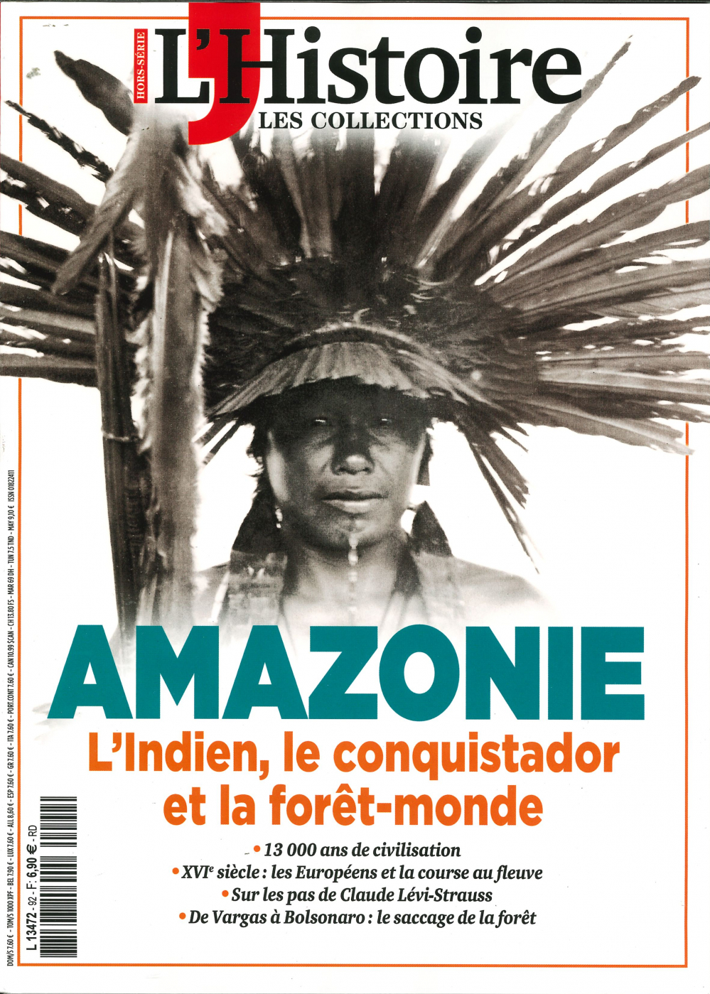 Les collections de l'histoire HS N° 92 : Amazonie, une forêt et des hommes - Juillet 2021