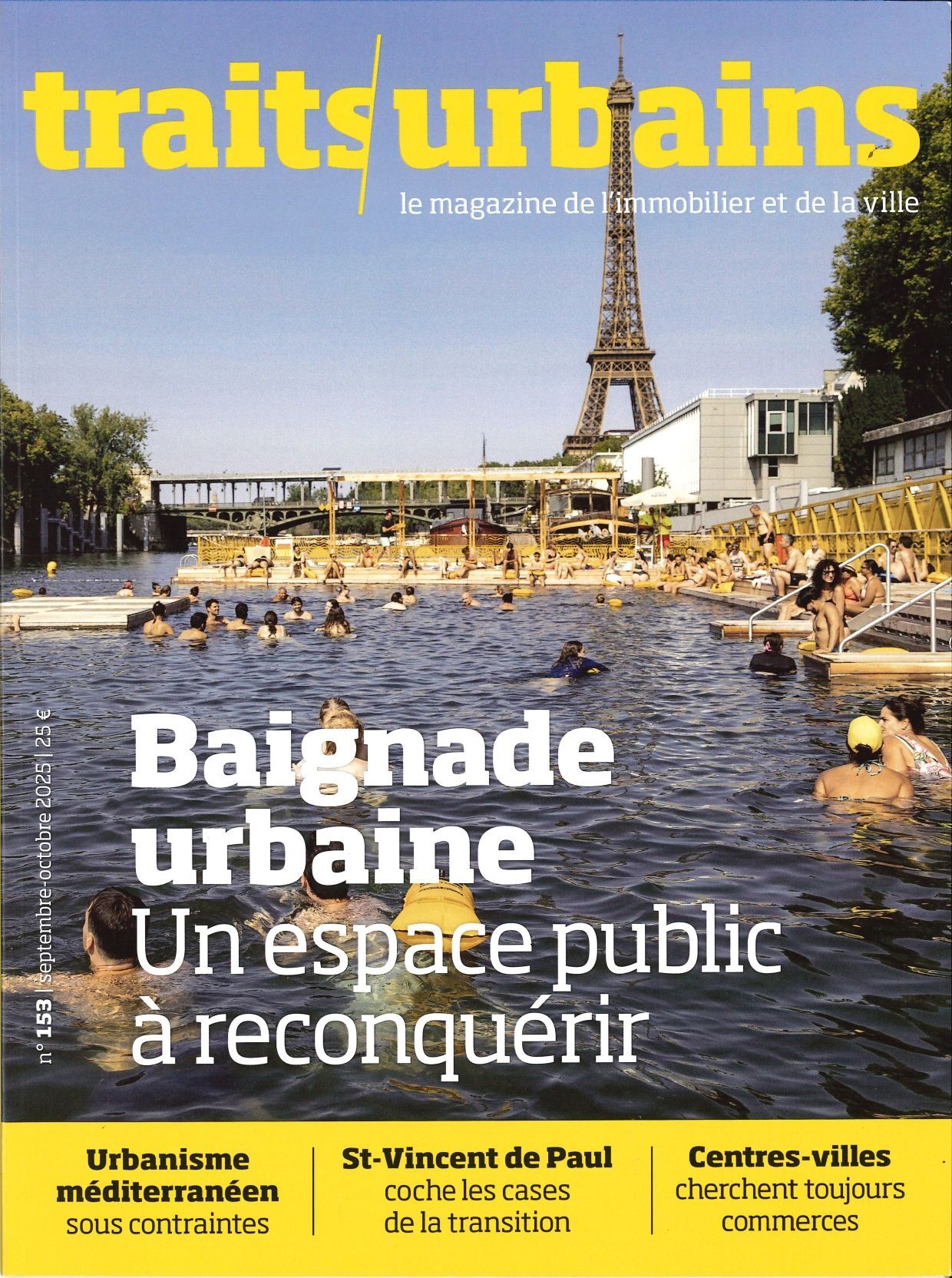 Traits urbains n°153 : Baignade urbaine - Septembre/Octobre 2025