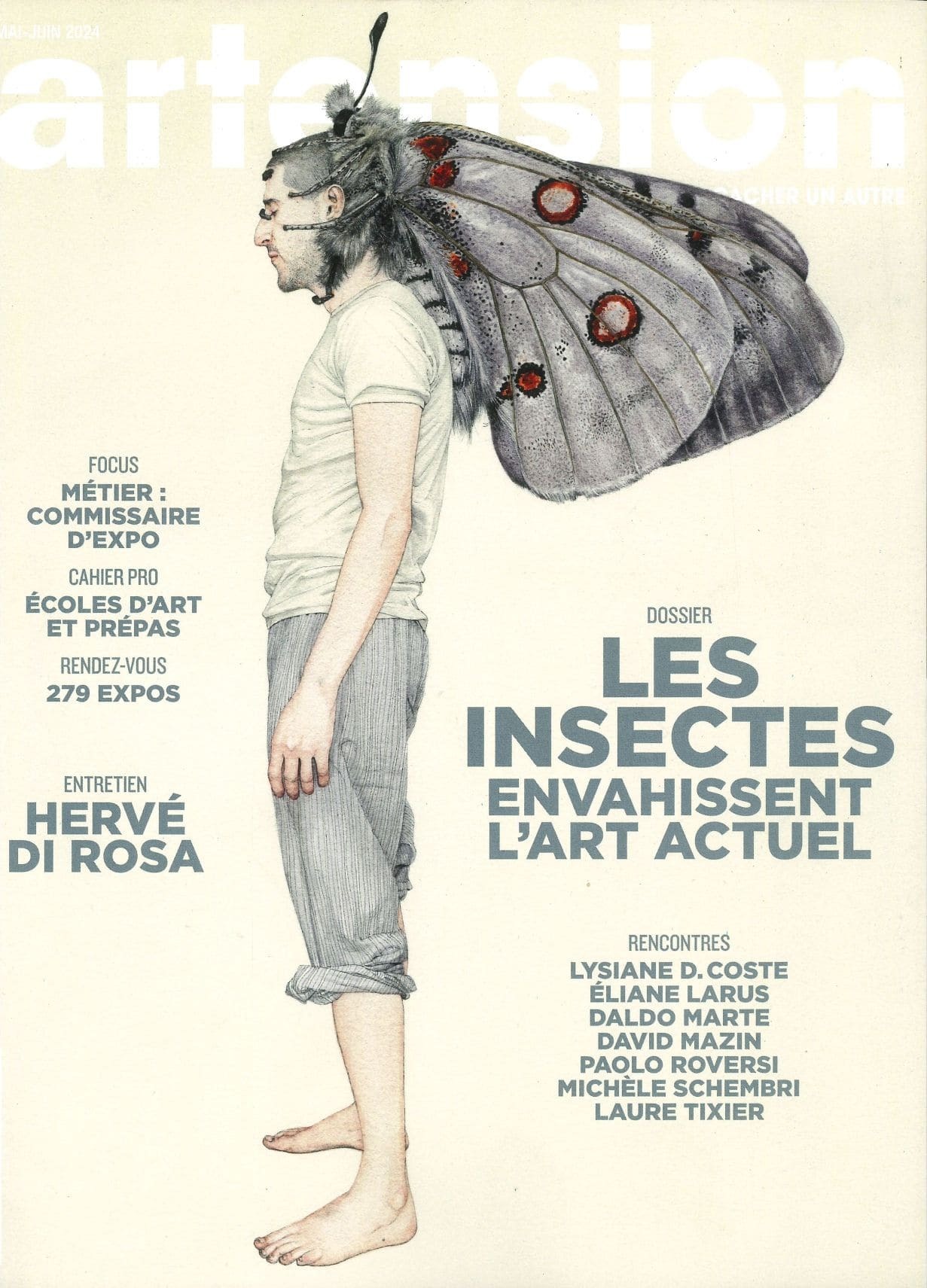 Artension n° 185 : Les insectes envahissent l'art actuel - Mai -Juin 2024