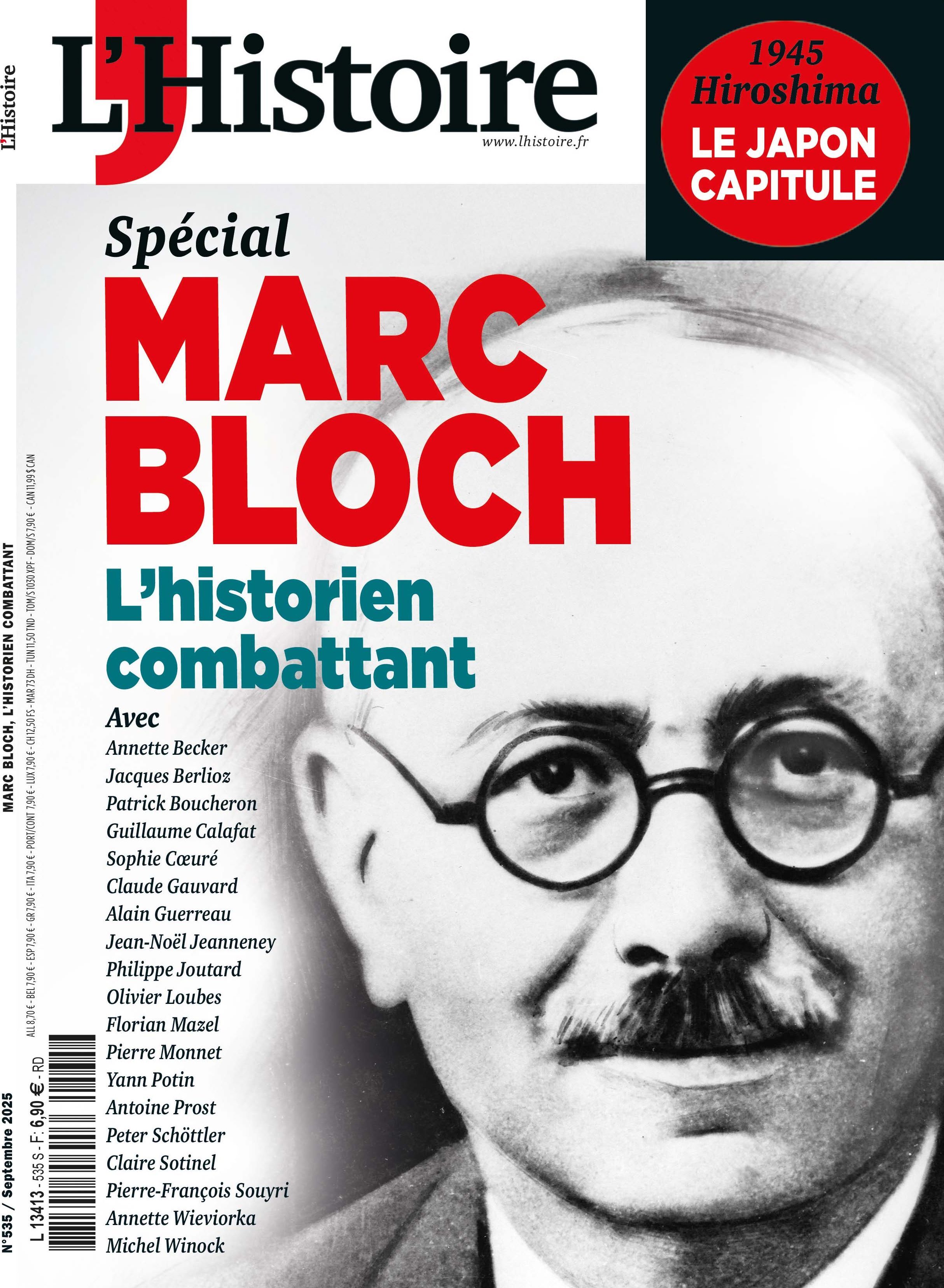 L'Histoire n°535 : Marc Bloch - Septembre 2025