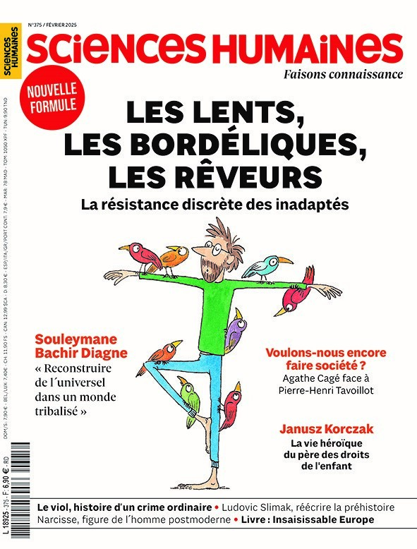 Sciences Humaines N°375 : Les lents, les bordéliques, les rêveurs - Janvier 2025