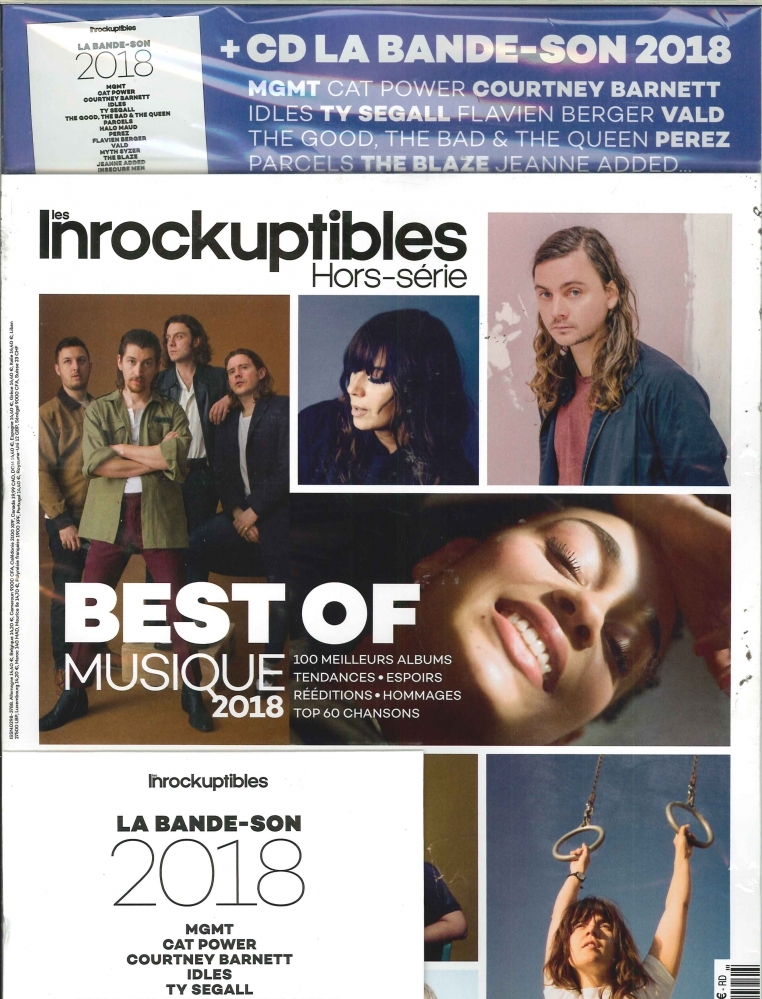 Les Inrockuptibles HS N° 94 Best of 2018 + CD - décembre 2018