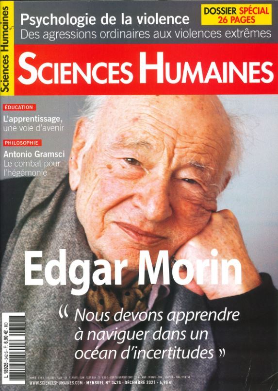 Sciences humaines GD n°342 Edgar Morin - Novembre 2021