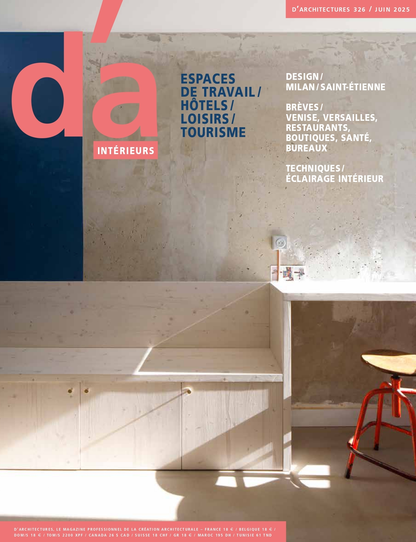 D'Architectures n°326 : Aménagement intérieur - Juin 2025