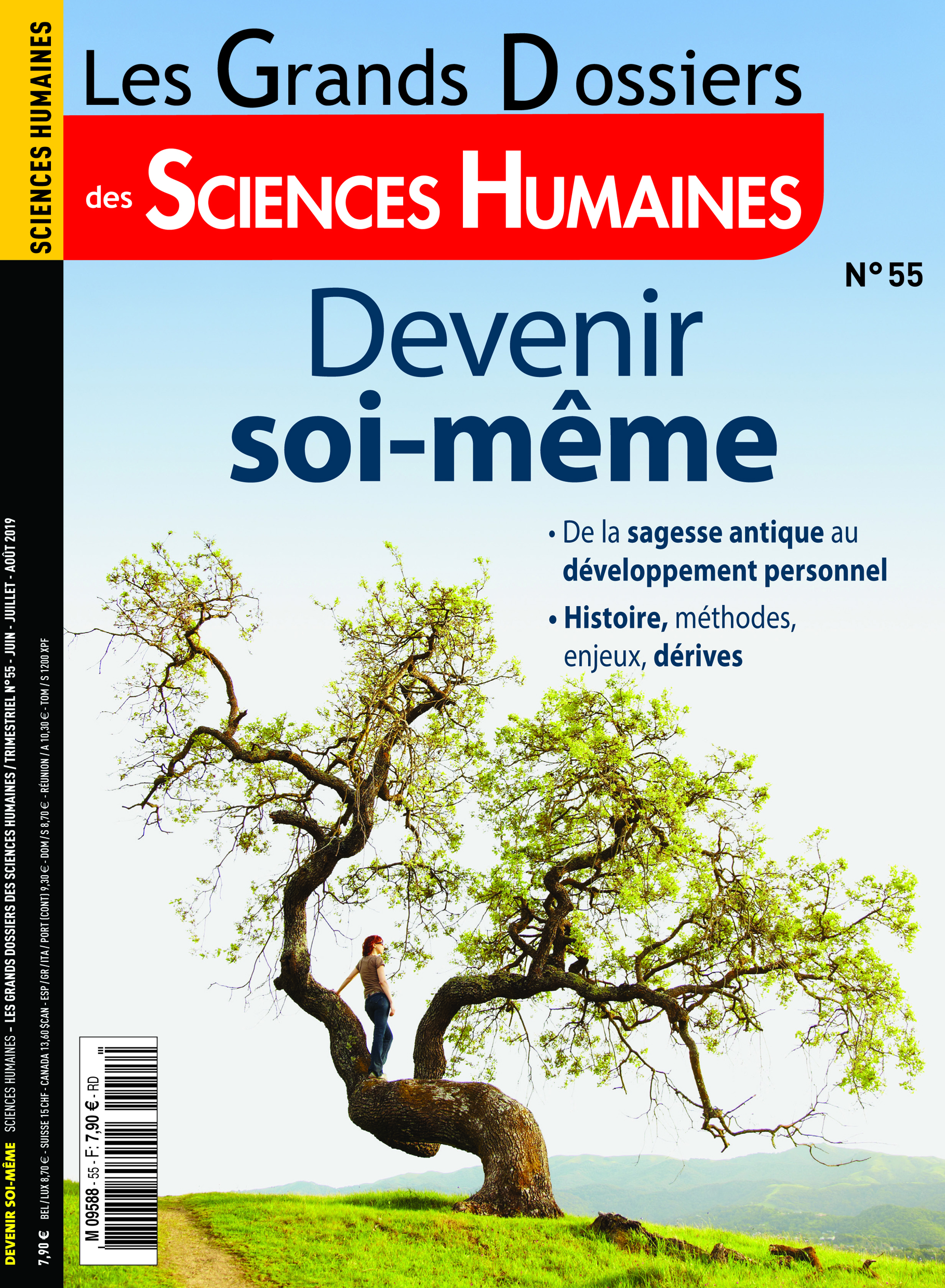 Sciences Humaines GD N°55 Devenir soi-même  - juin/juillet/août 2019