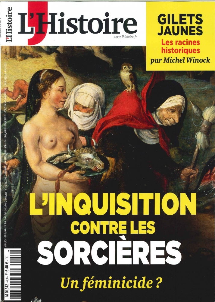 L'Histoire N°456 L'inquisition contre les sorcières : un féminicide - février 2019