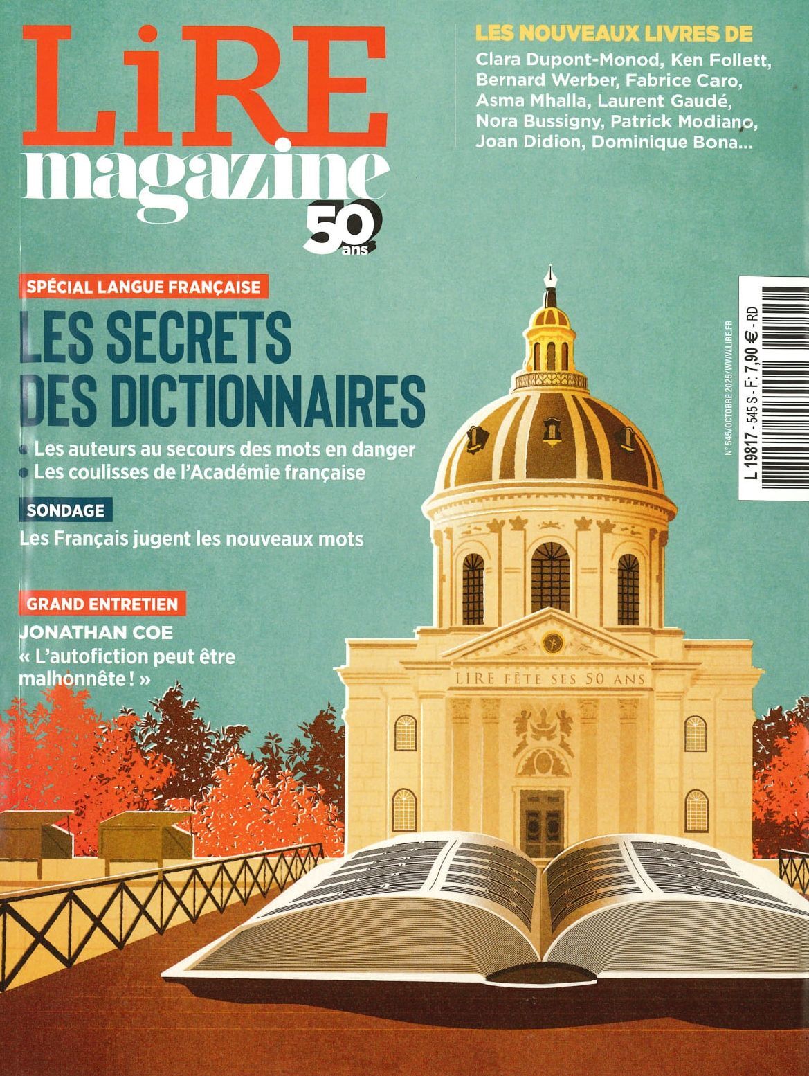 Lire Magazine n°545  : Les Secrets des dictionnaires - Octobre 2025