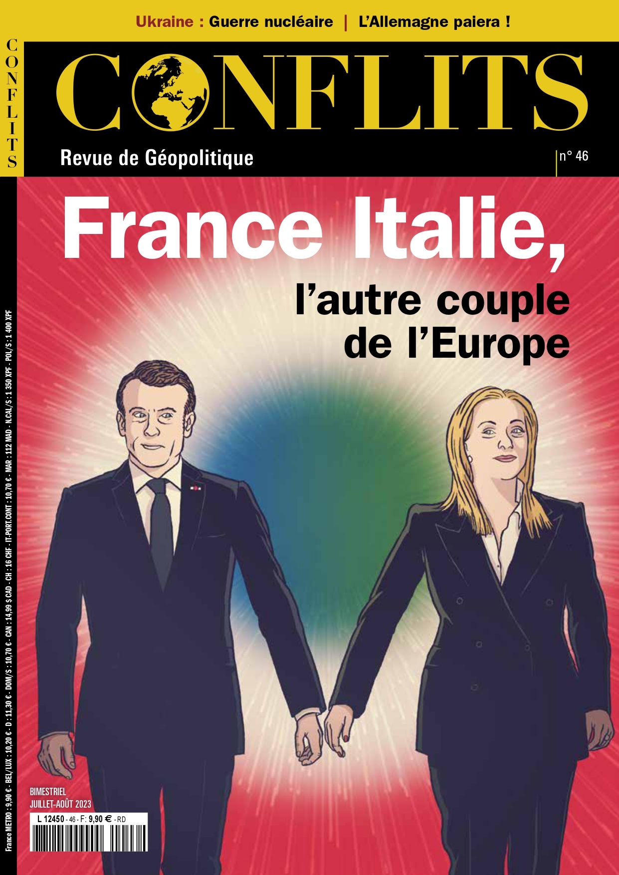Conflits n°46 : France - Italie, l'autre couple de l'Europe - juillet-août 2023